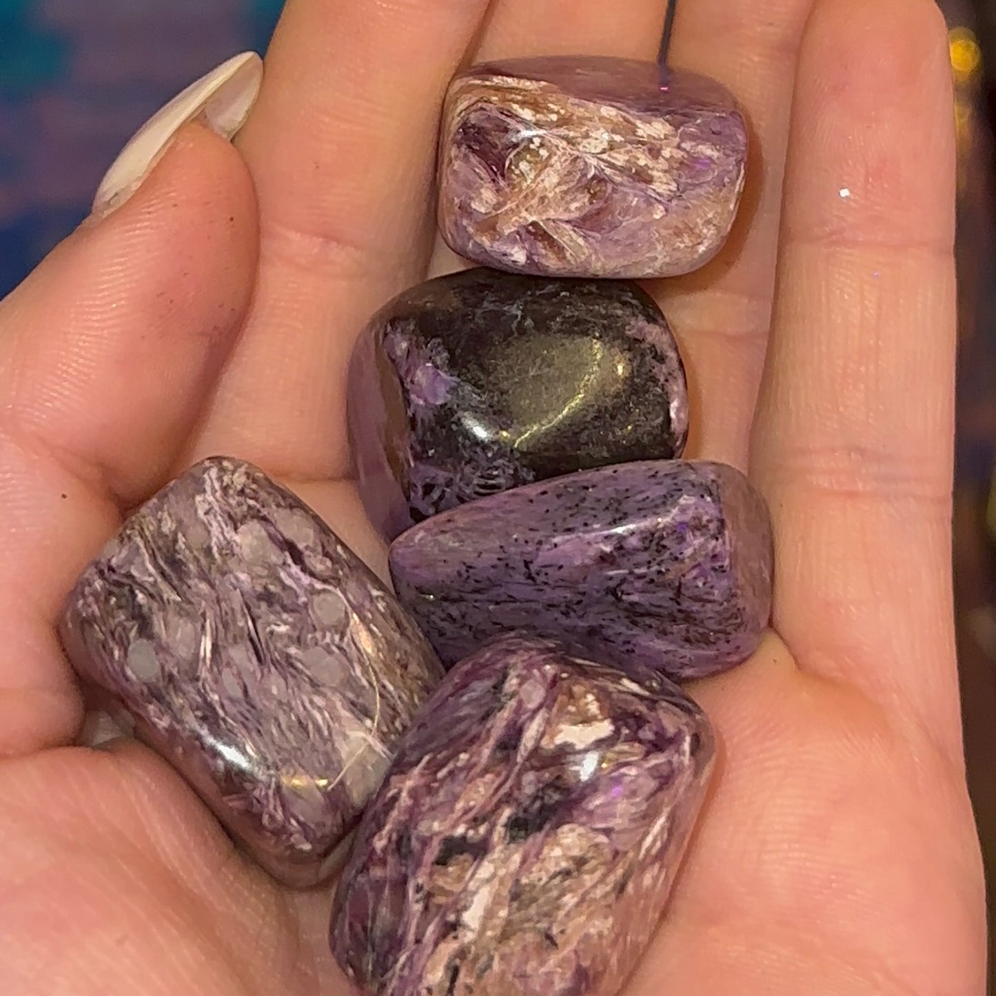 Charoite Tumbles