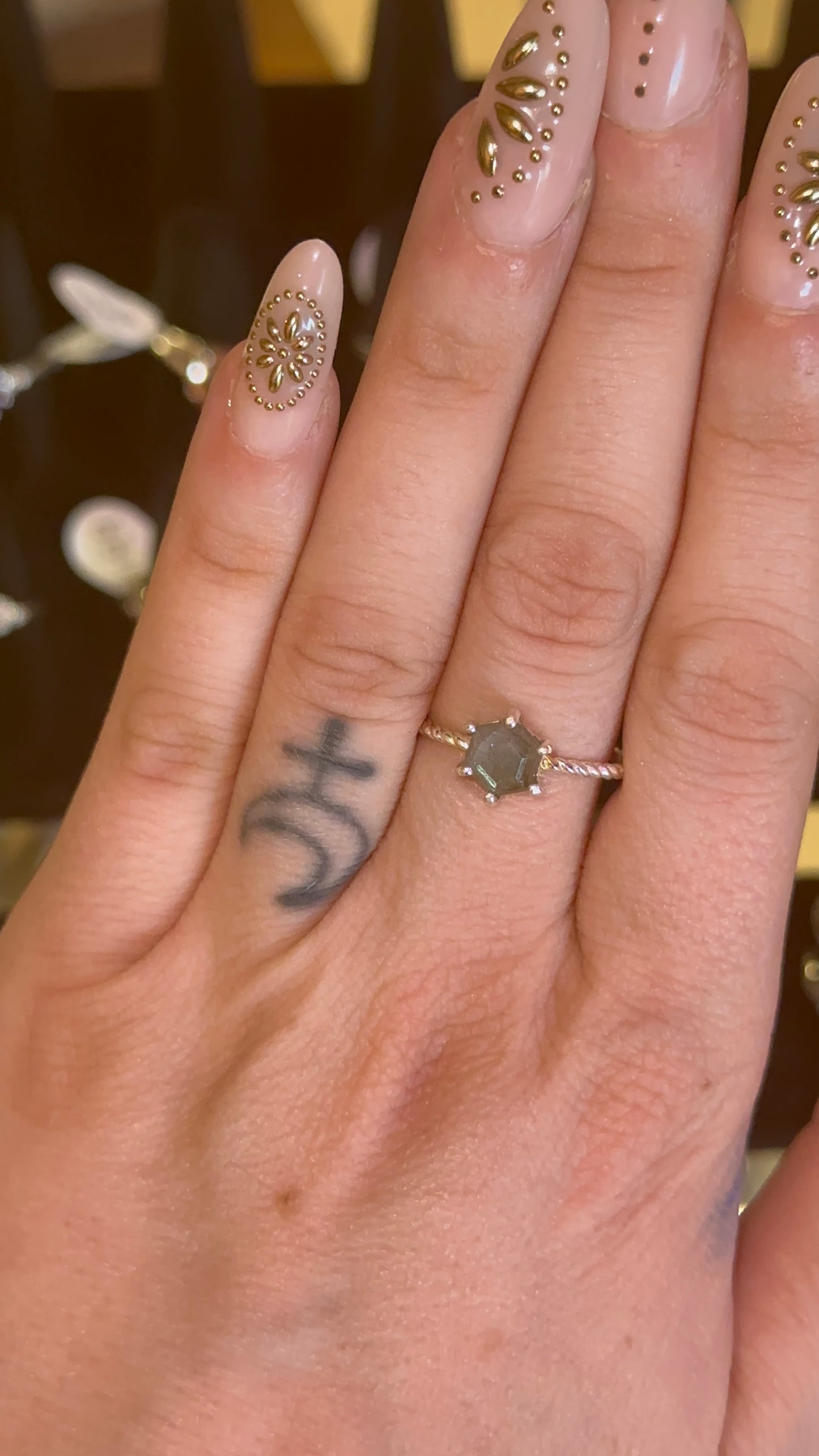Labradorite Ring size 7 in 925 silver