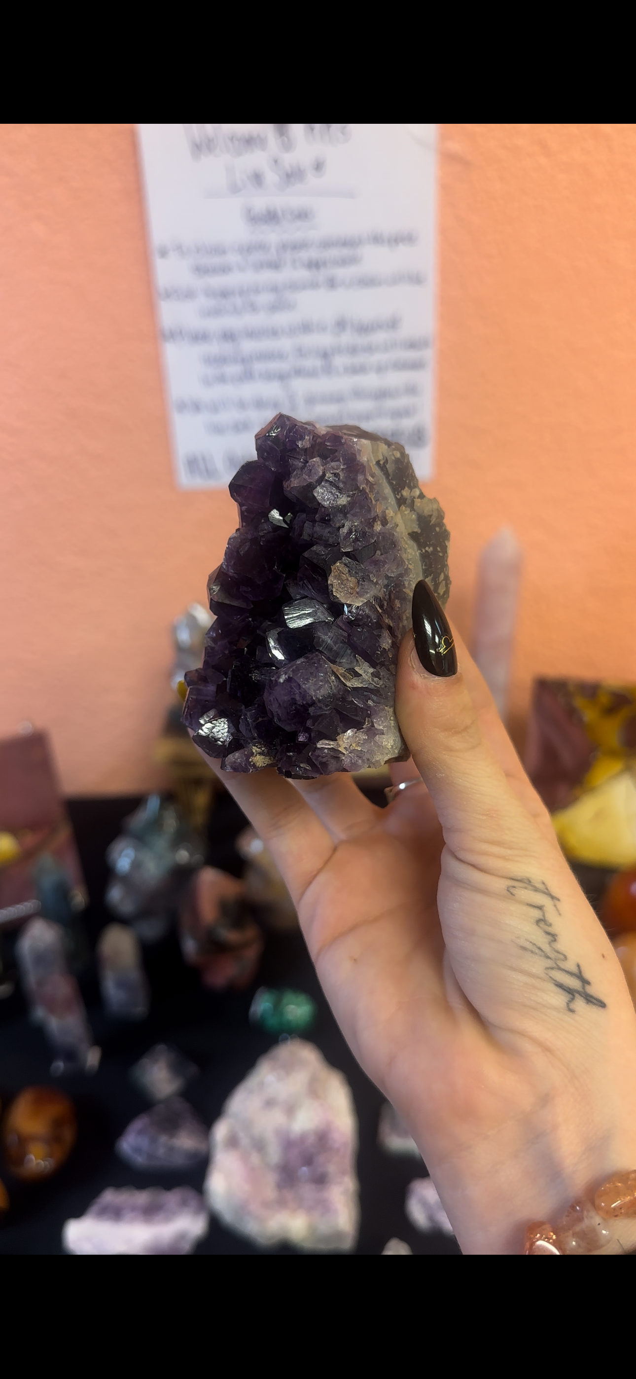 Deep Purple Amethyst Cutbase