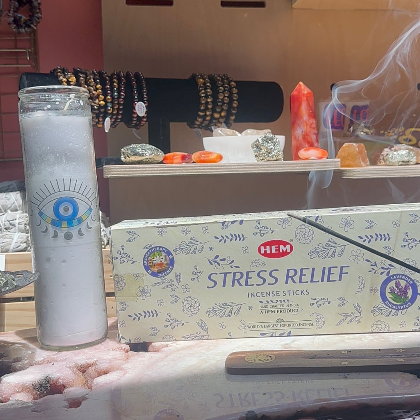 Stress Relief Eucalyptus and Lavender Incense Sticks