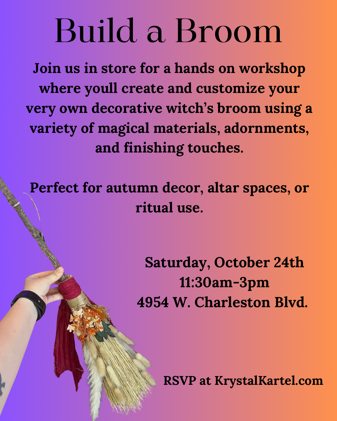Build a Broom in store