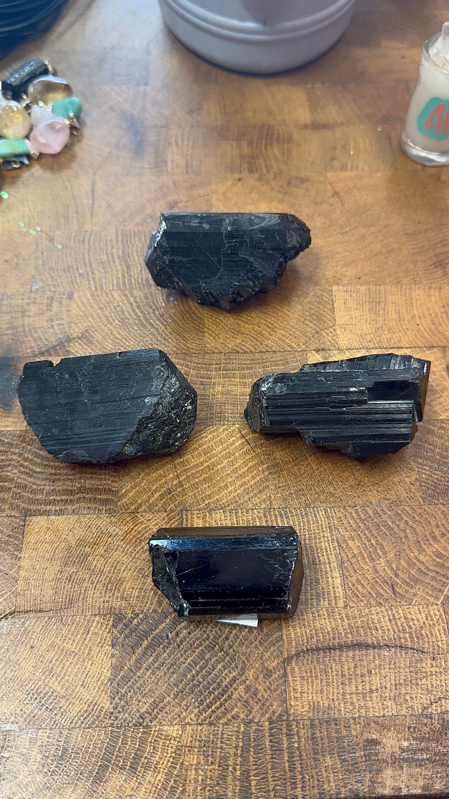 Black Tourmaline Chunks