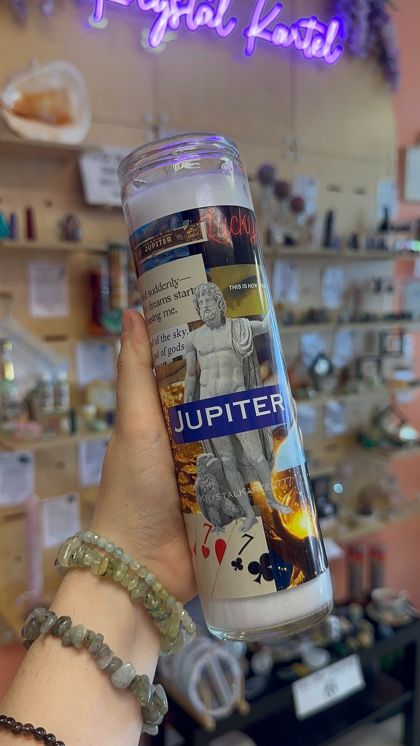 Jupiter Devotional Candle