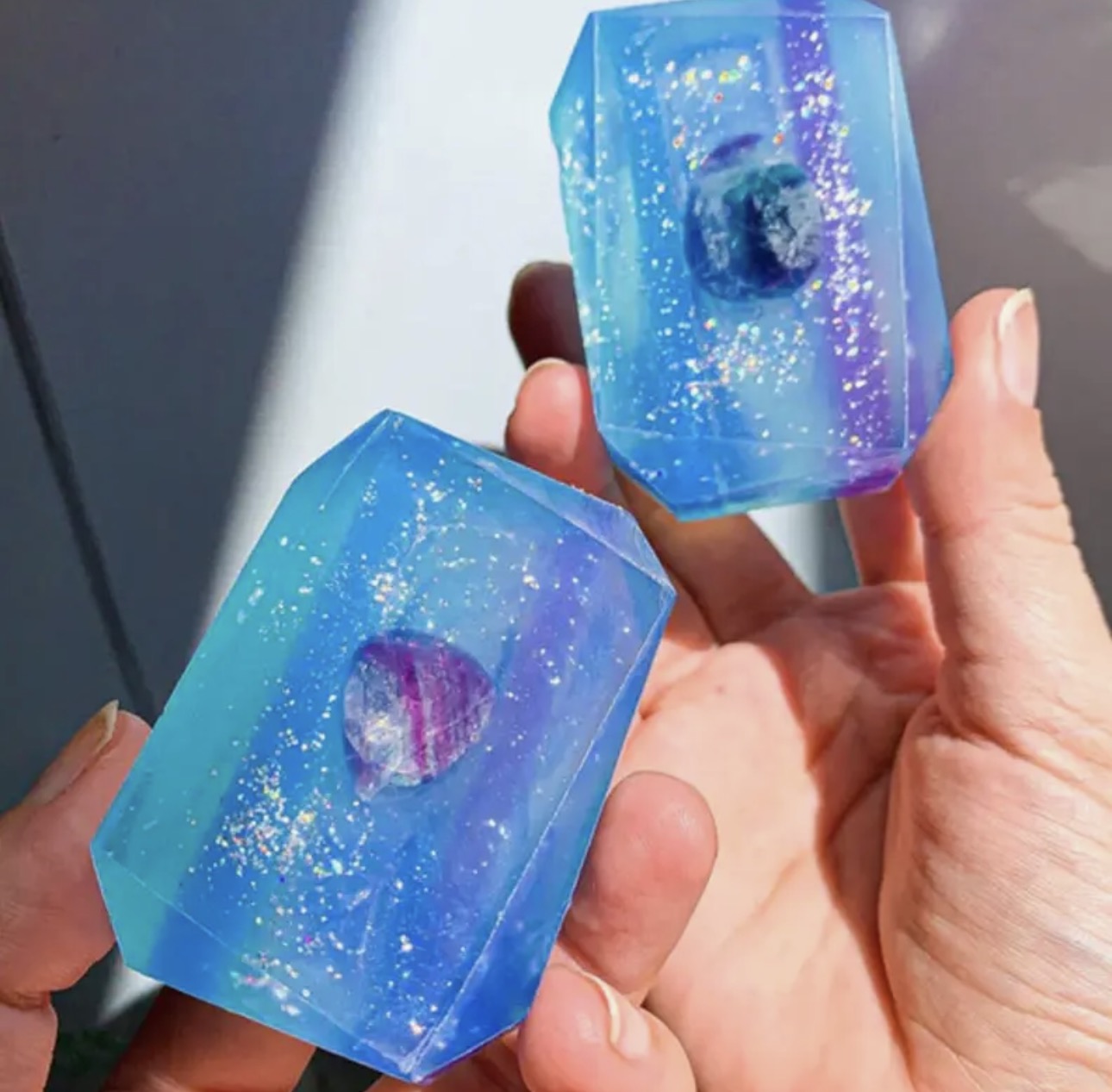 Truth Seeker Rainbow Fluorite infused soap