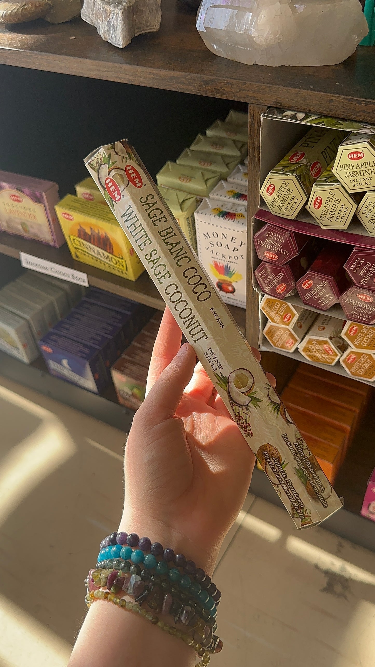 White Sage Coconut Incense Sticks