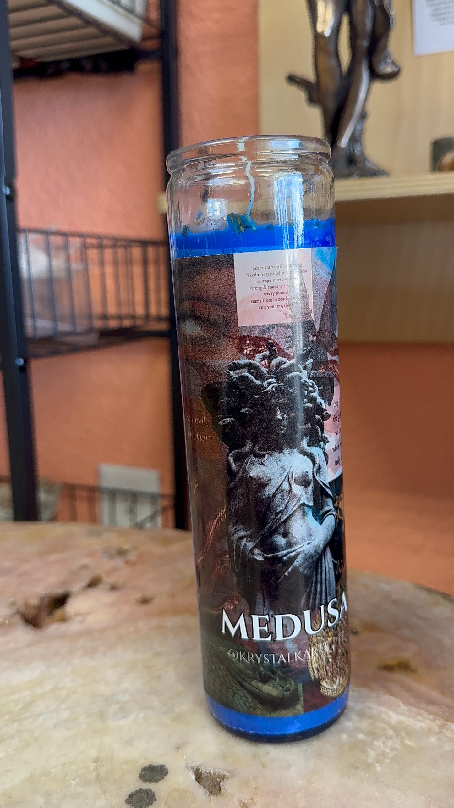Medusa Devotional Candle
