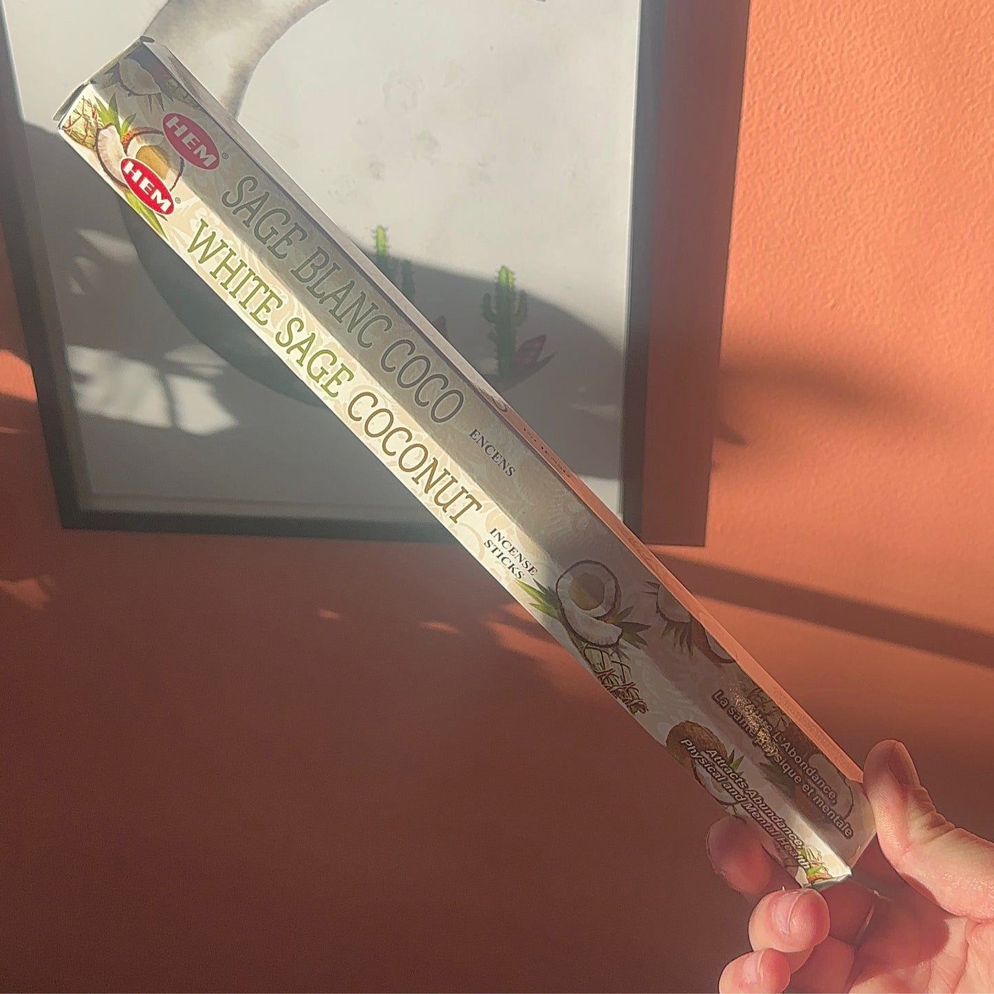 White Sage and Coconut Incense Sticks