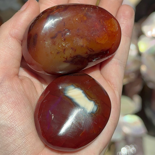 Carnelian Palmstone