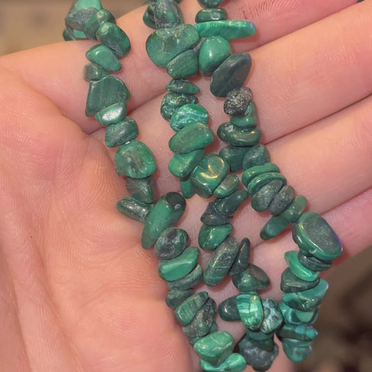 Malachite Chip Bracelets