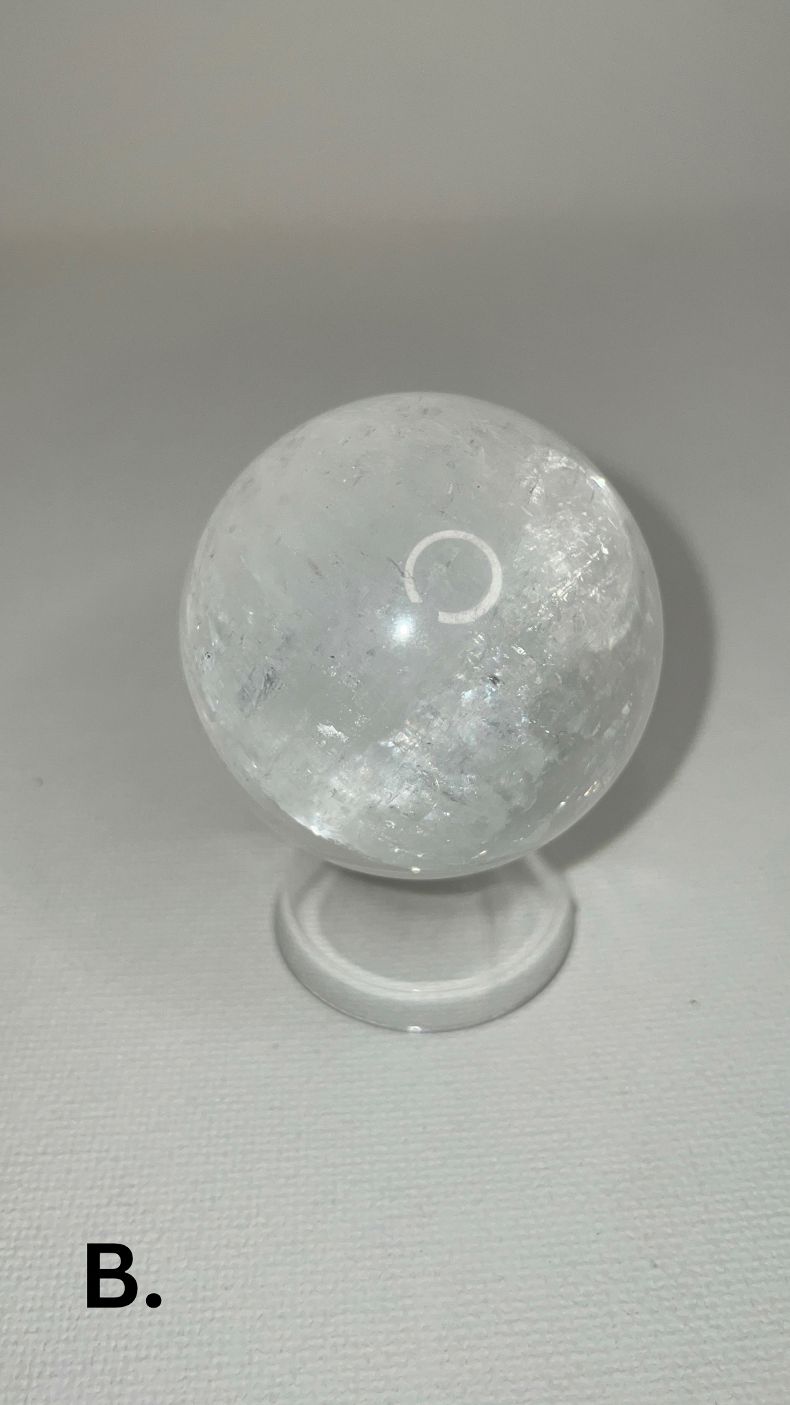 Clear Calcite Sphere A.