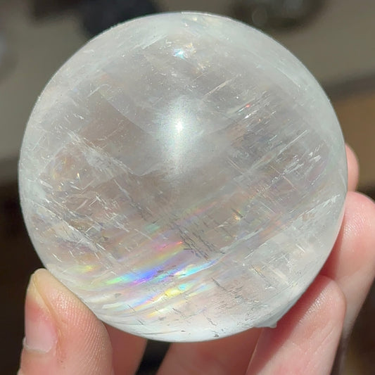 Clear Calcite Sphere A.