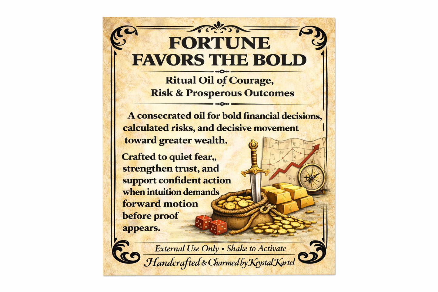 Fortune Favors the Bold Ritual Oil