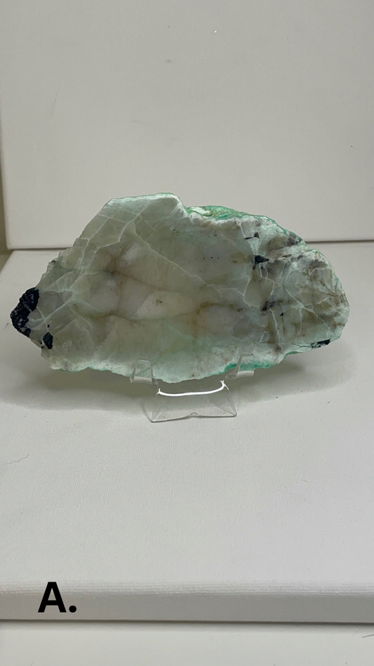 Green Moonstone Slab