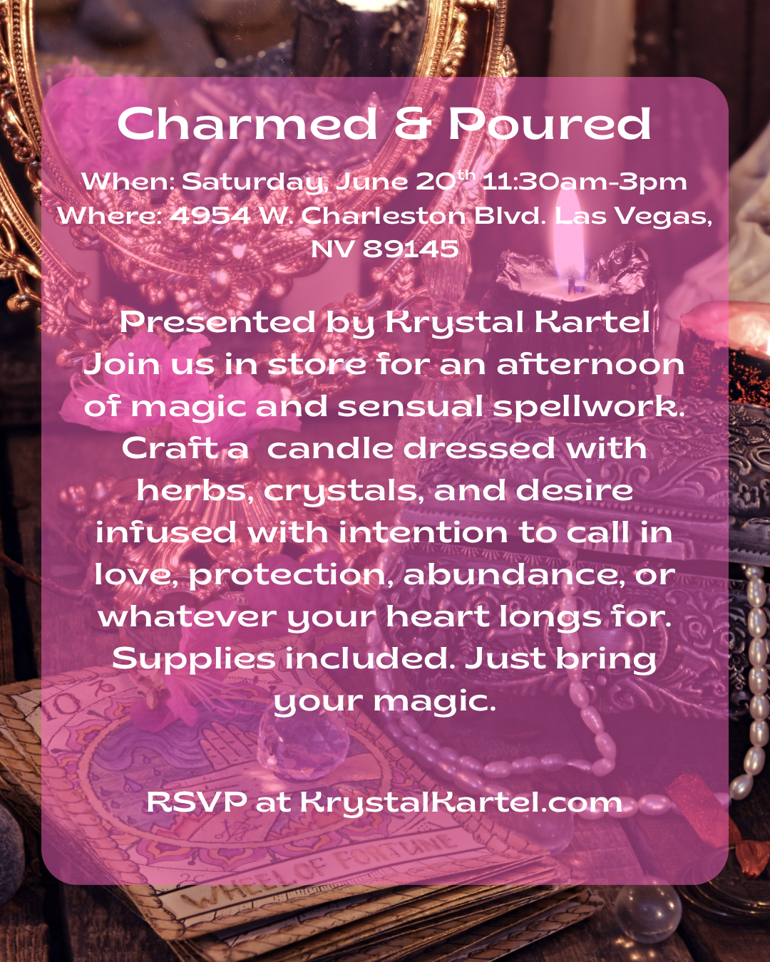 Charmed & Poured ✨In Store✨