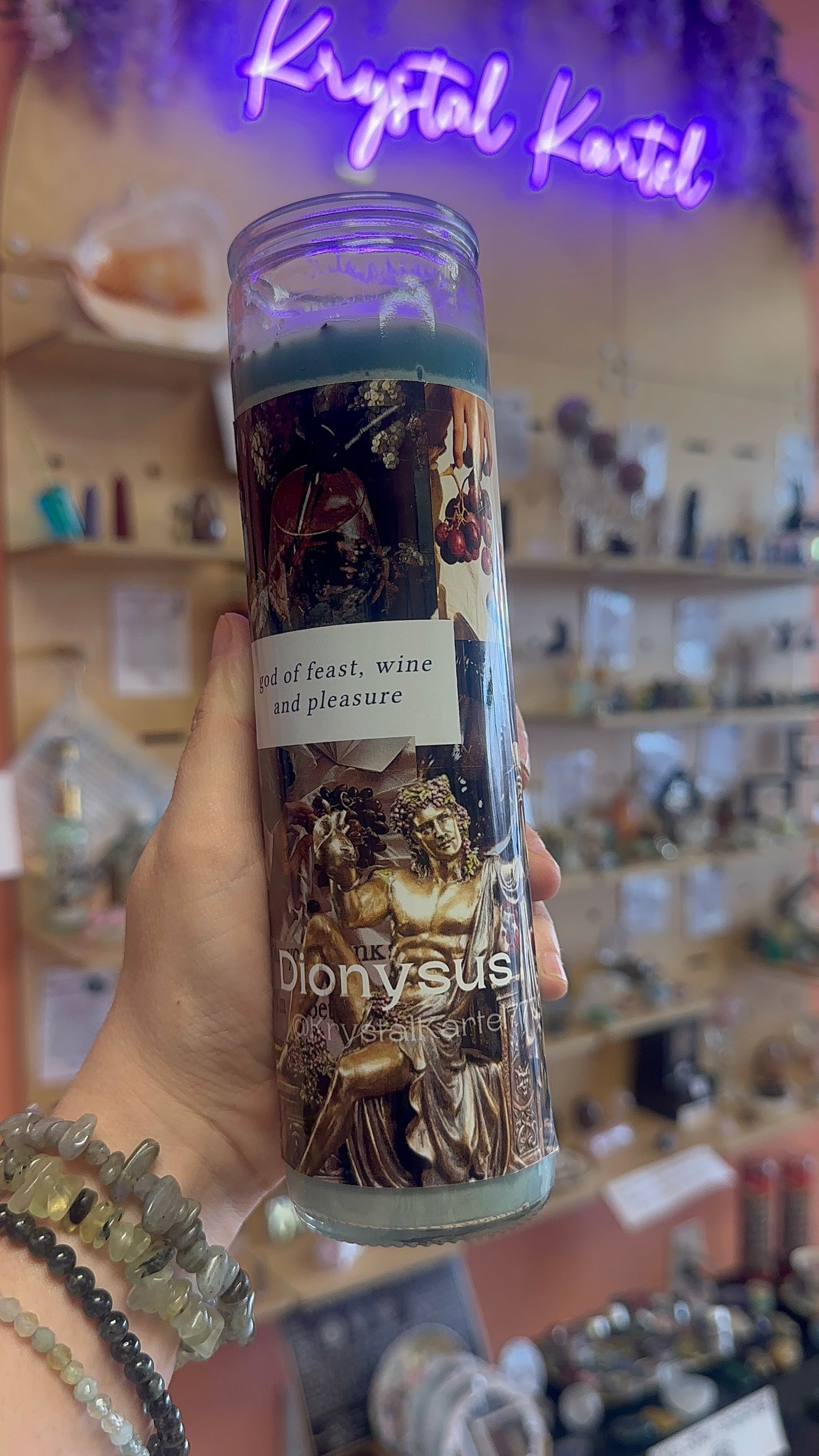 Dionysus Devotional Candle