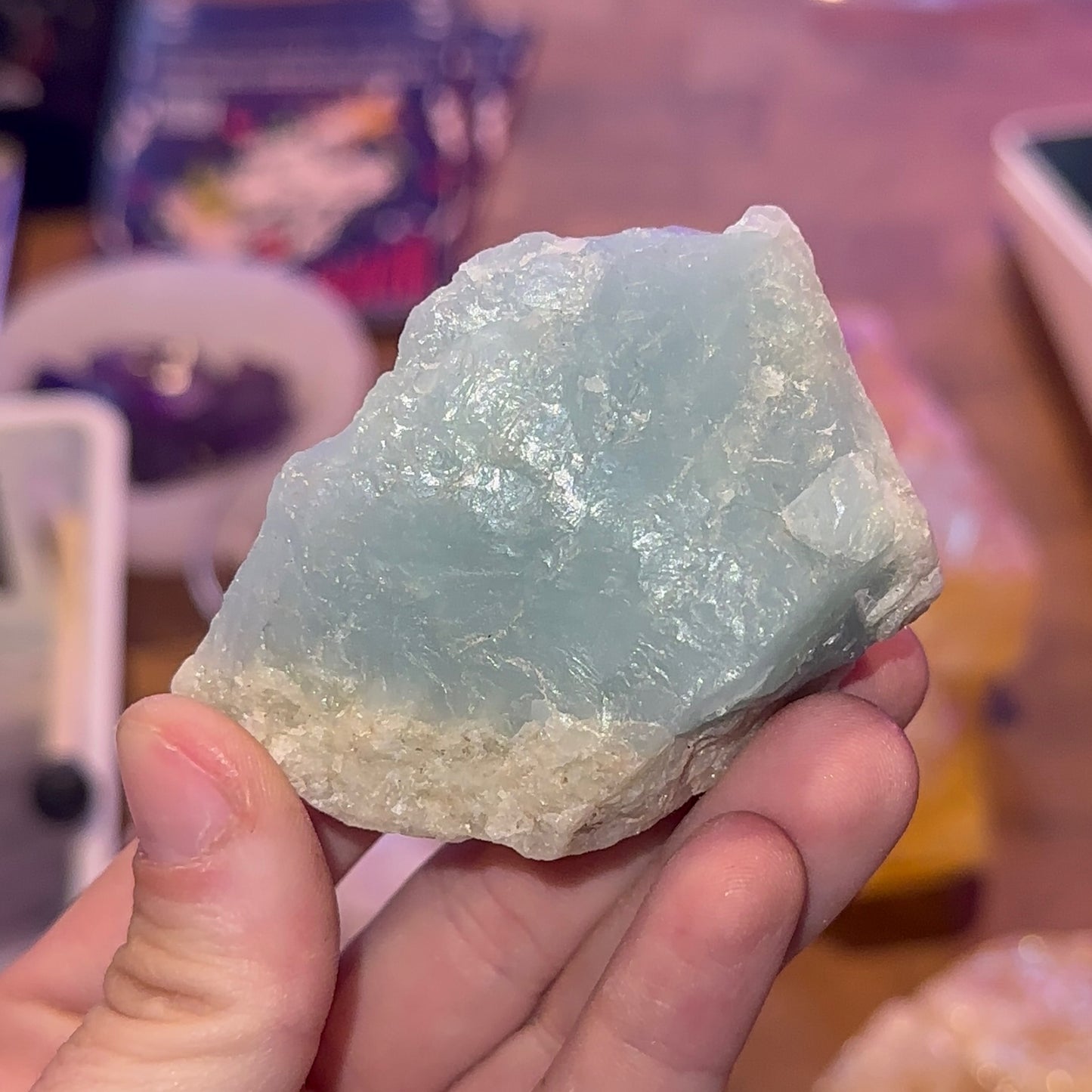 Raw Aquamarine Chunk D.