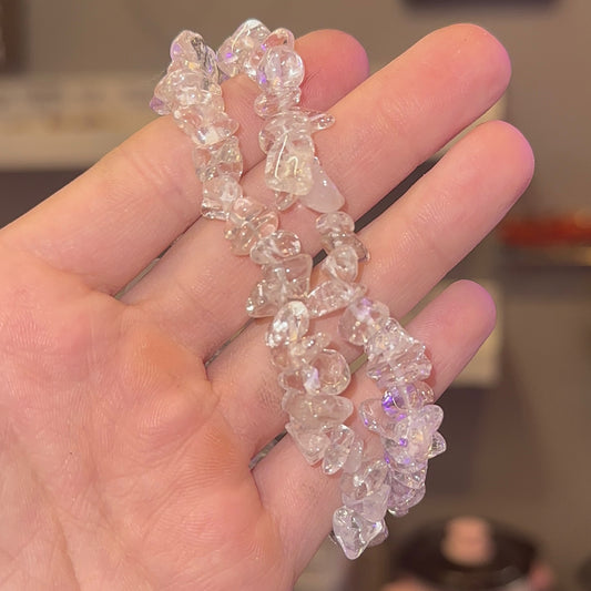 Clear Quartz Chips Bracelet