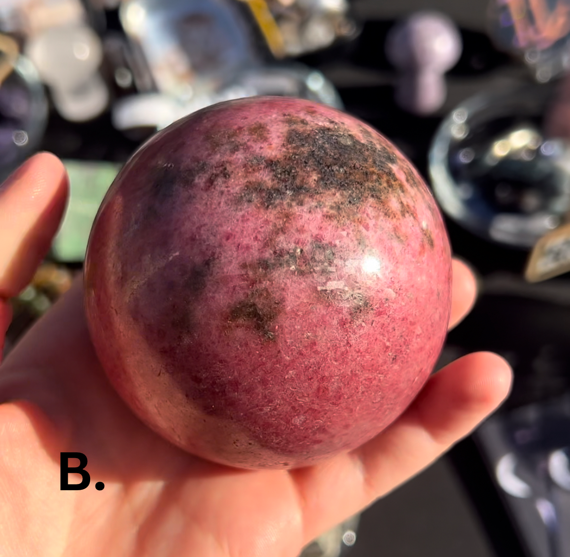 Rhodonite Spheres