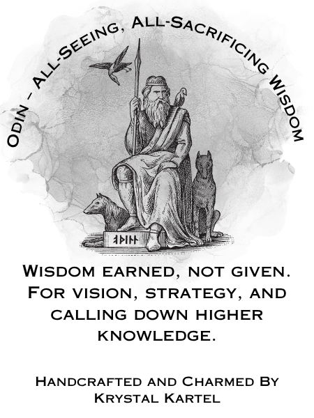 Odin- All Seeing, All Sacrificing Wisdom Ritual oil