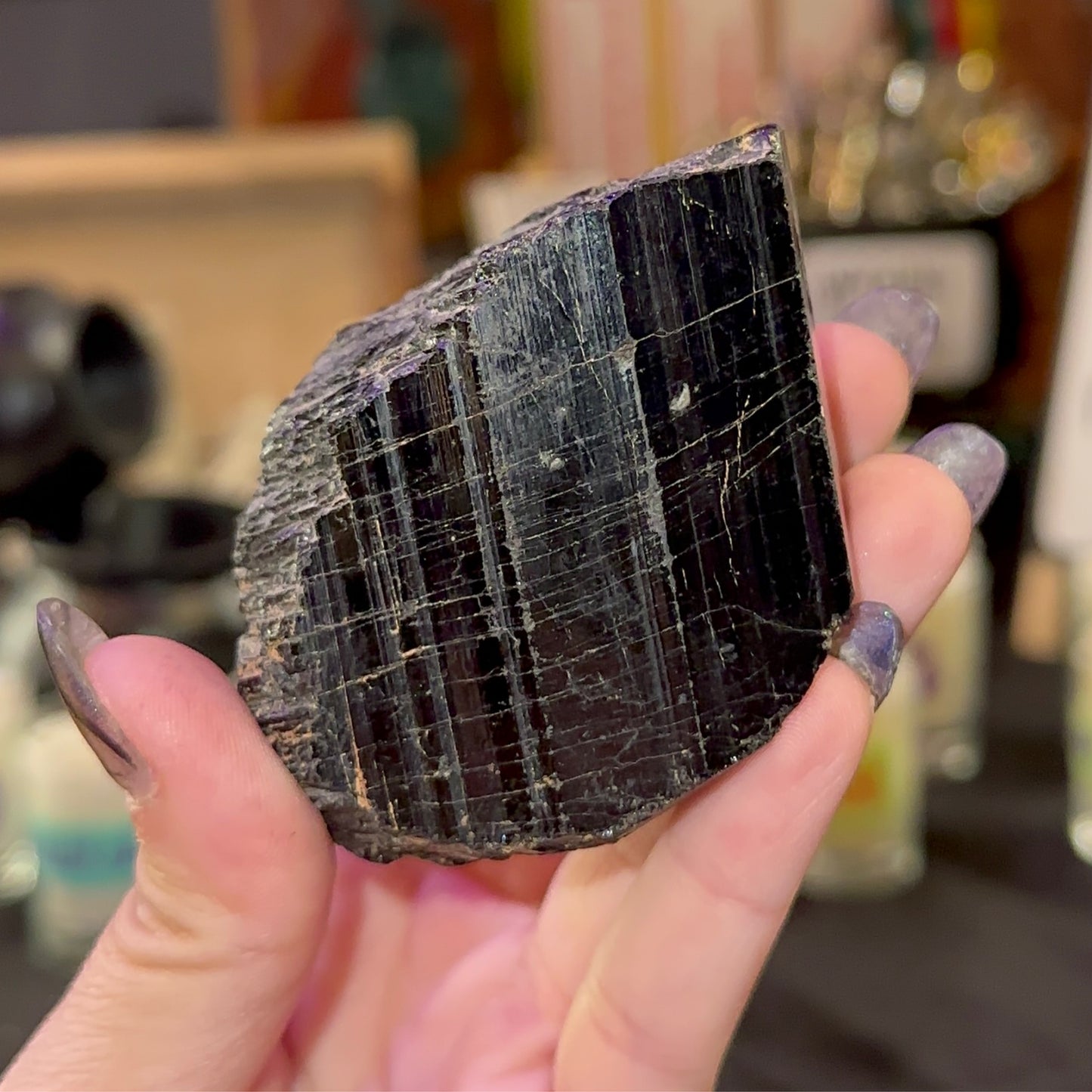 Black Tourmaline Chunk