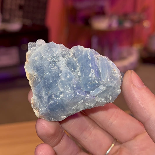 Blue Calcite Chunk