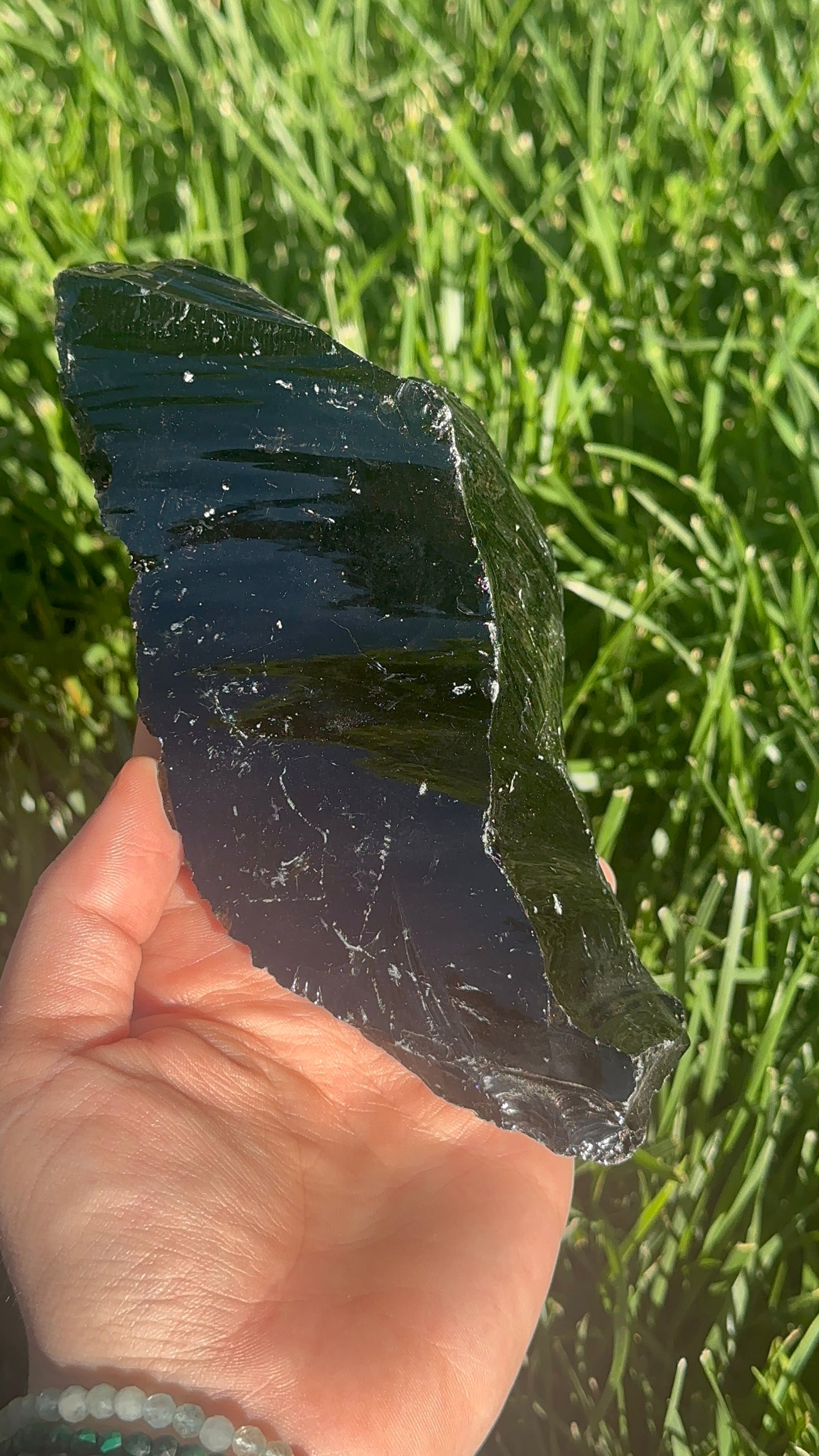 Large Raw Black Obsidian Chunk