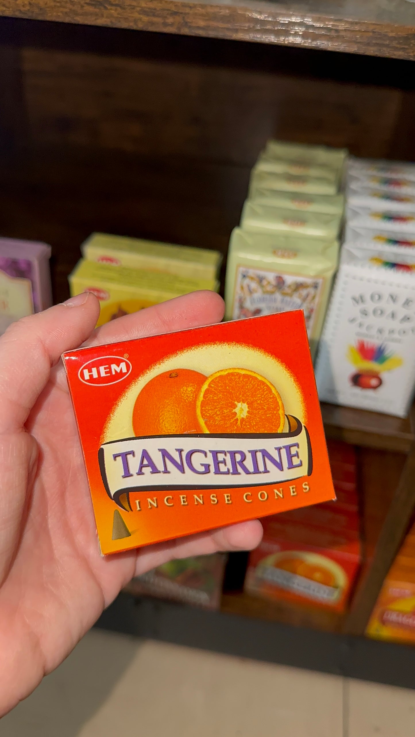 Tangerine Incense Cones