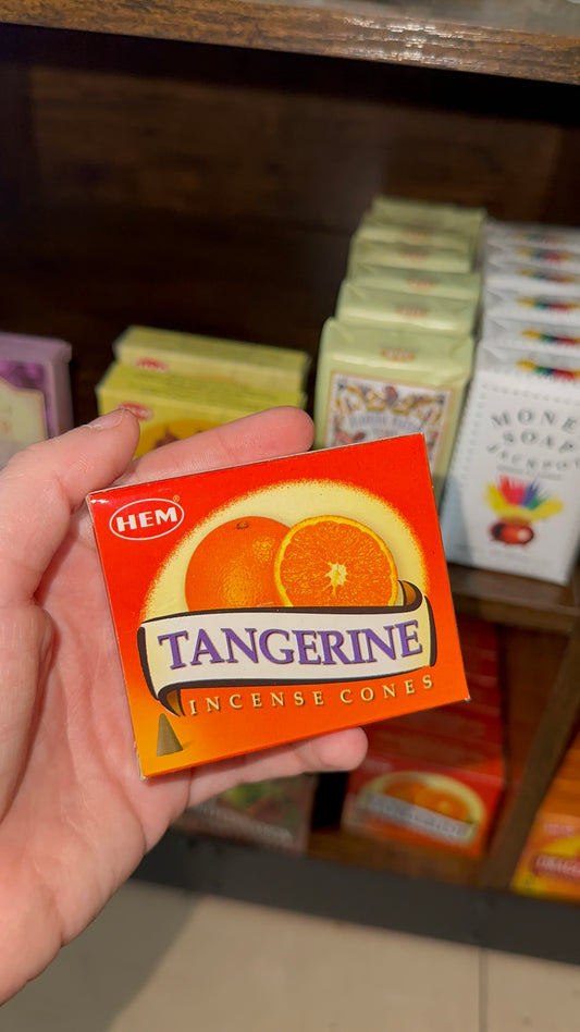 Tangerine Incense Cones