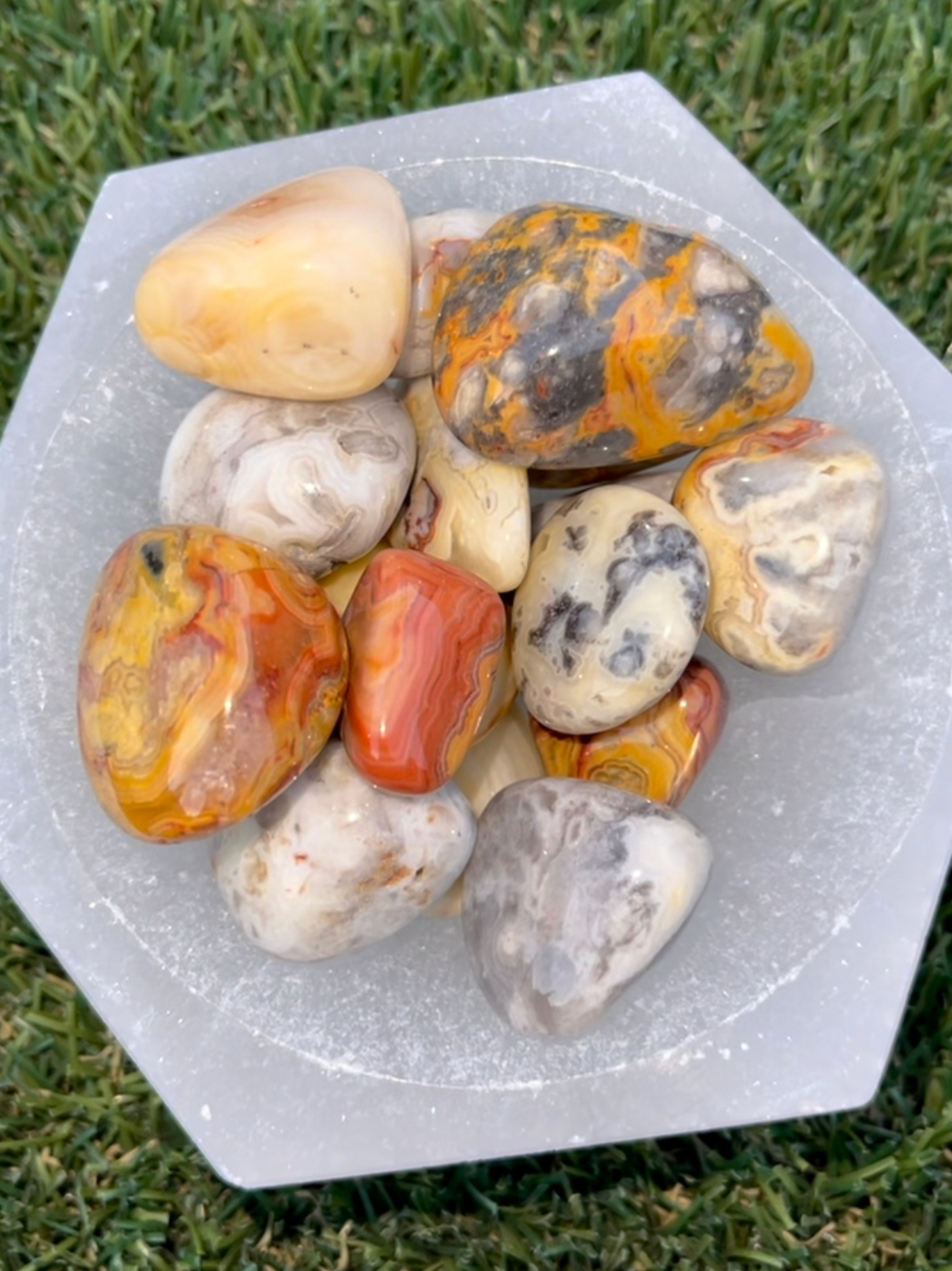 Crazy Lace Agate Tumbles