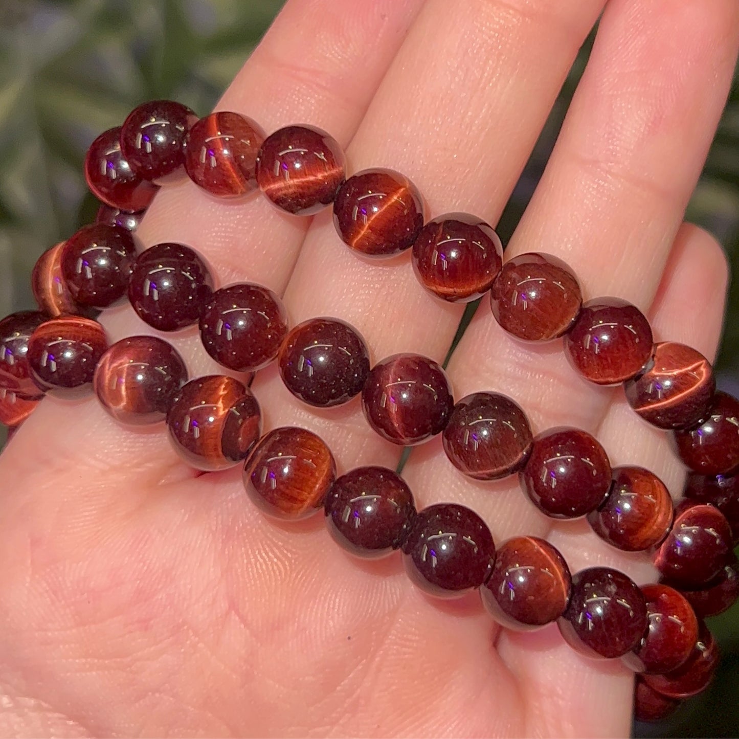 Red Tigers Eye Bracelet