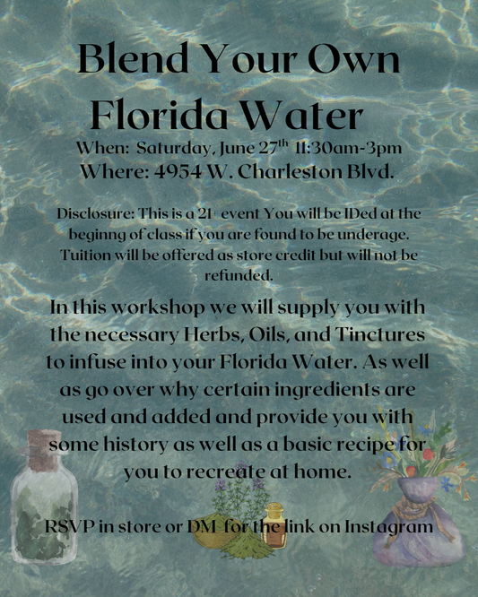 Blend Your own Florida Water