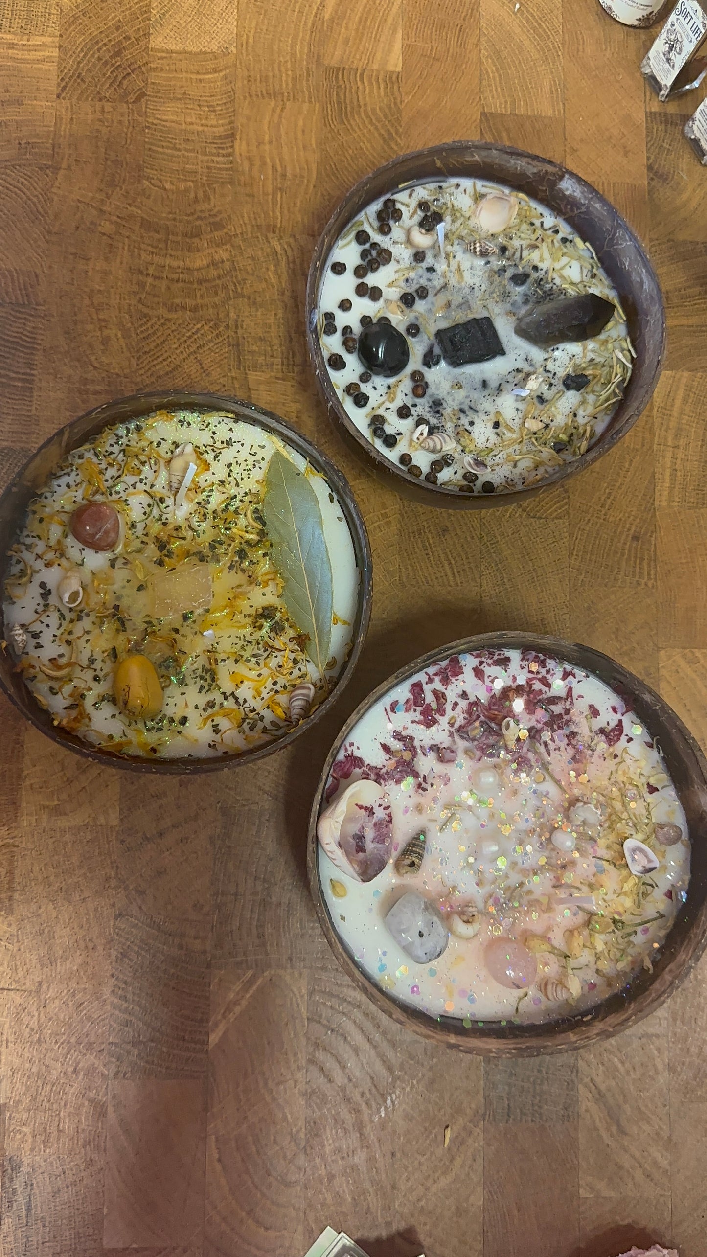 Intentional Loaded Coconut Candles