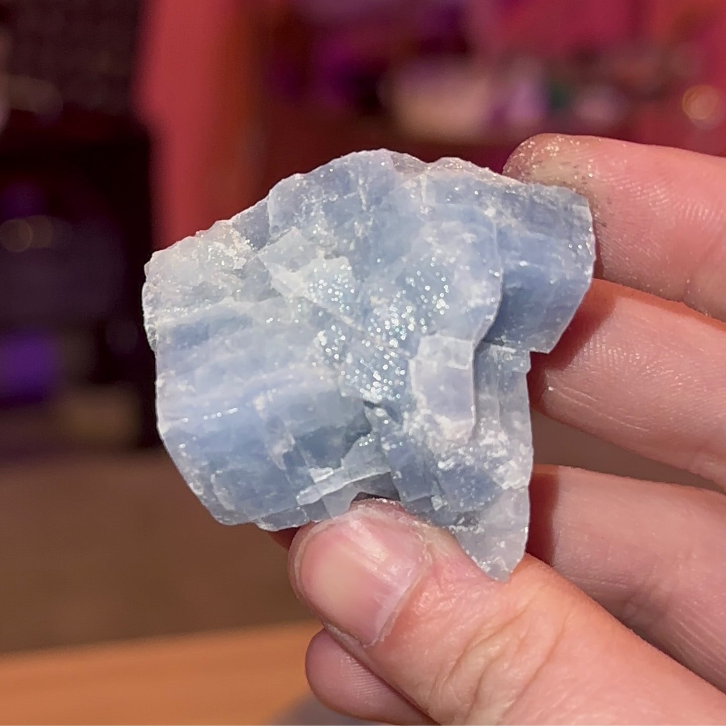 Blue Calcite Chunk