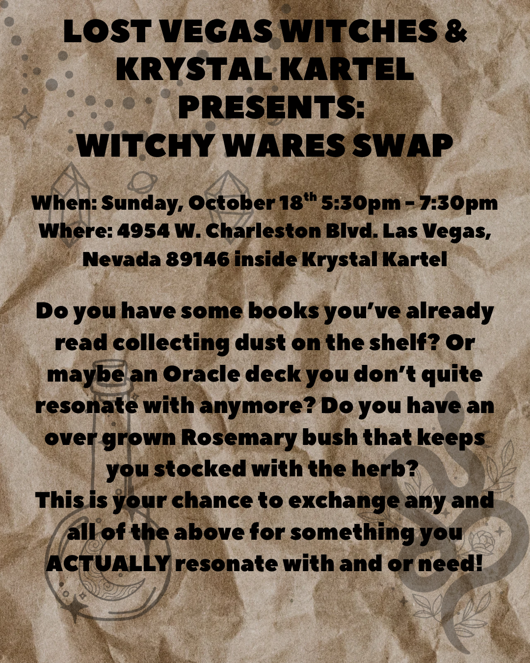 Witchy Wares Swap