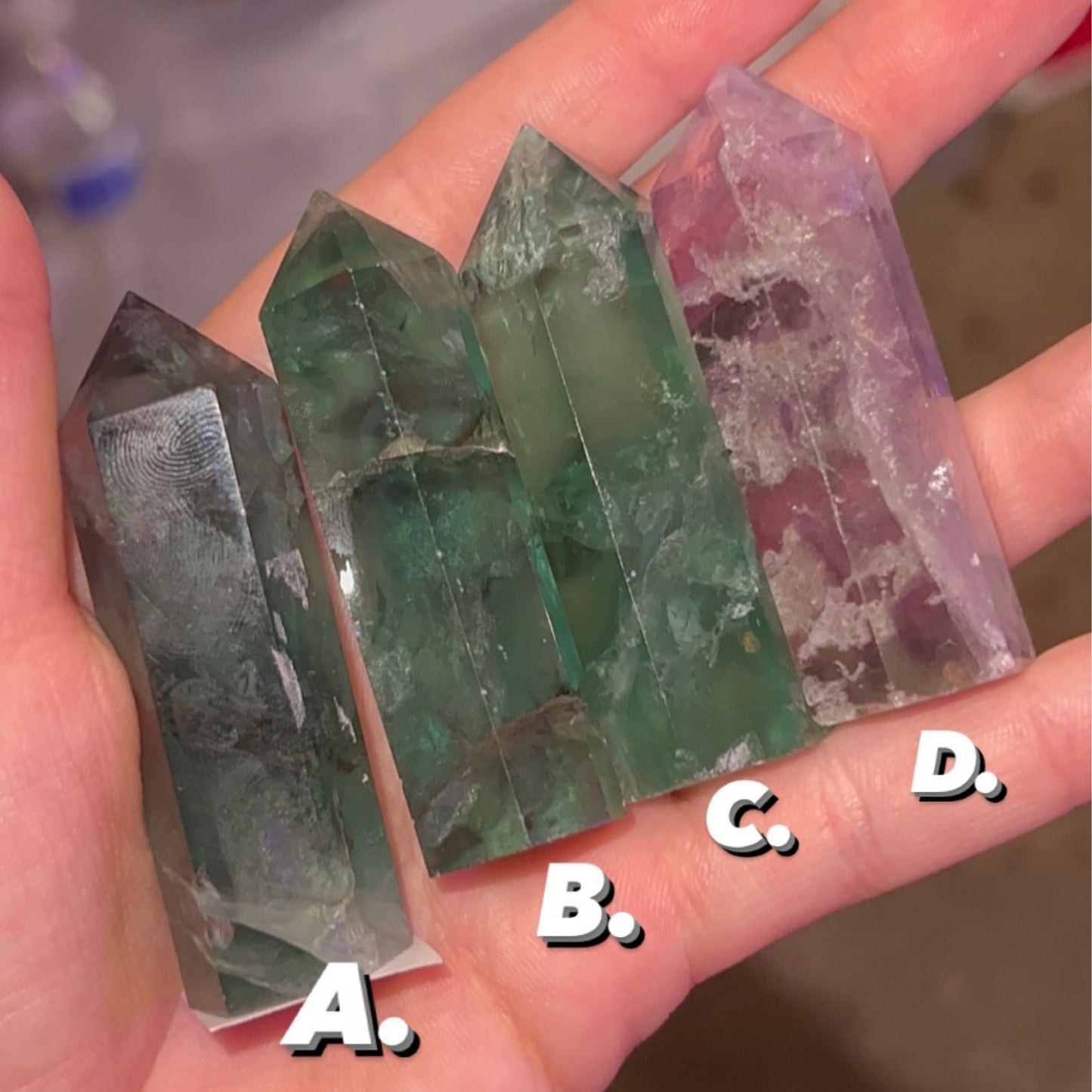 Gemmy Fluorite Towers