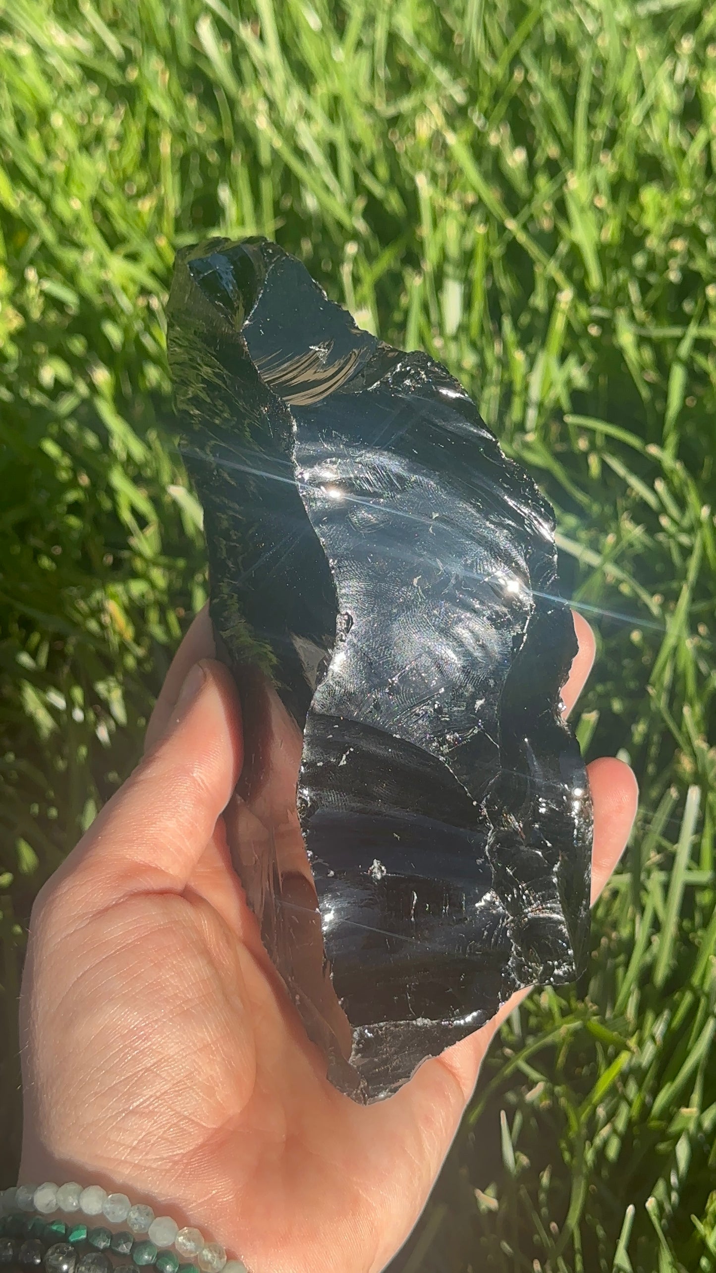 Large Raw Black Obsidian Chunk