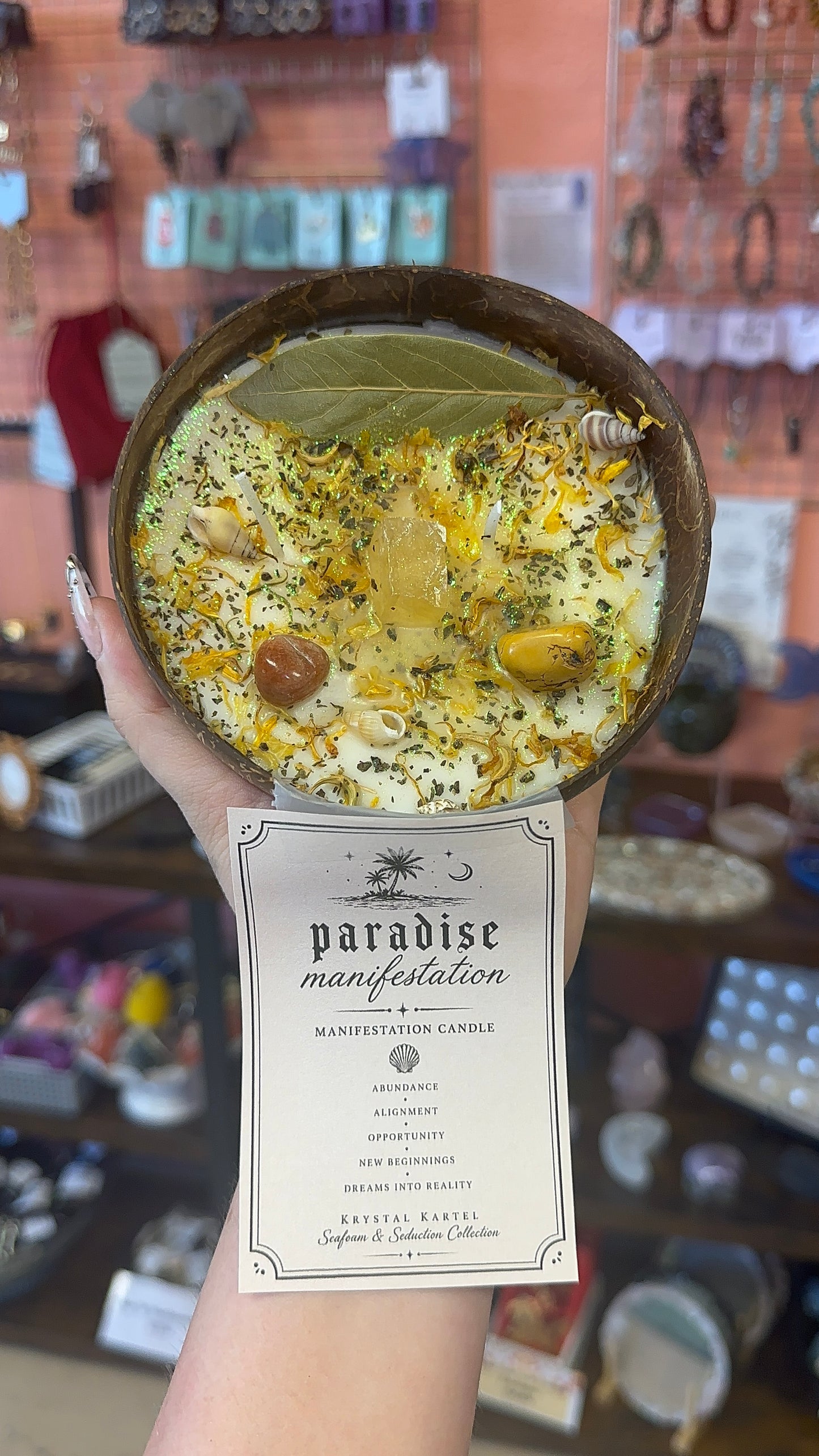 Intentional Loaded Coconut Candles