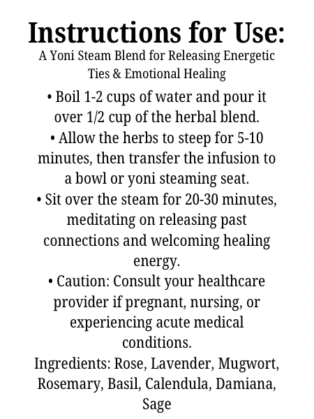 Purge the Past Yoni Steam Blend