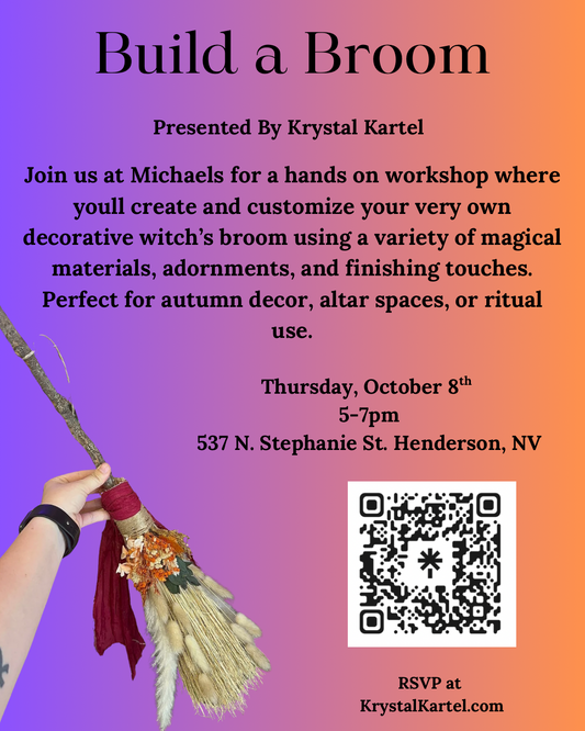 Build a broom at ✨Michael’s✨ 10/8