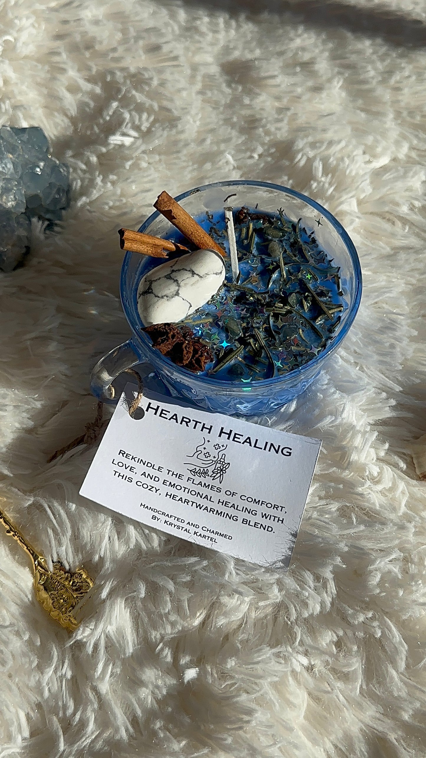 Hearth Healing Tea Cup Candle