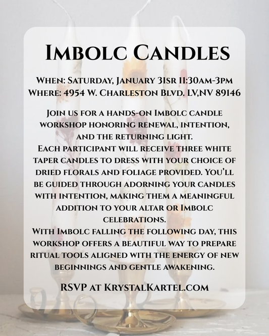 Imbolc Candles
