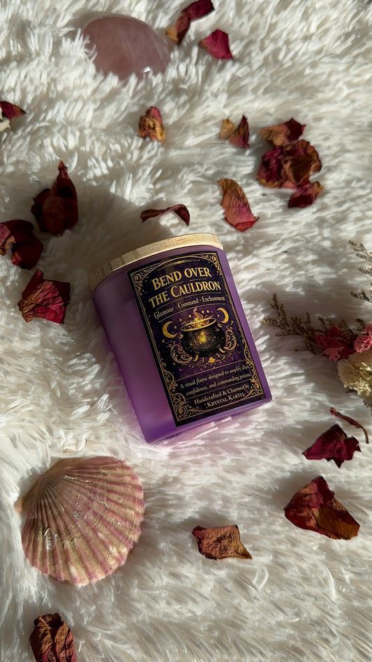 Bend Over the Cauldron Candle