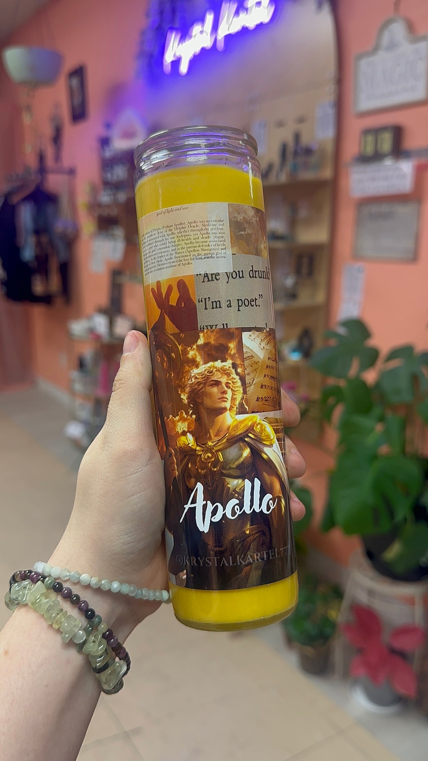 Apollo Devotional Candle