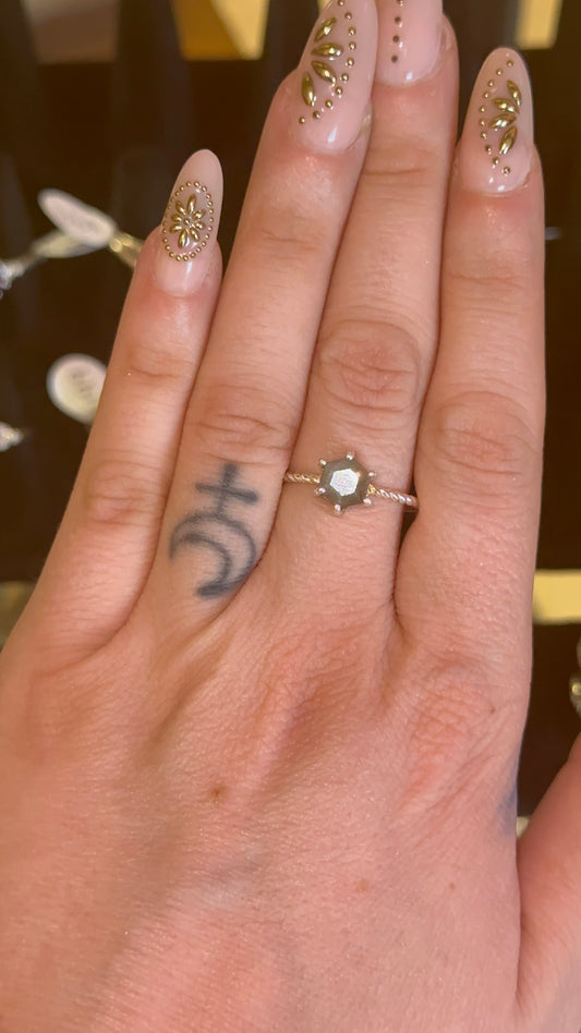 Labradorite Ring size 7 in 925 silver