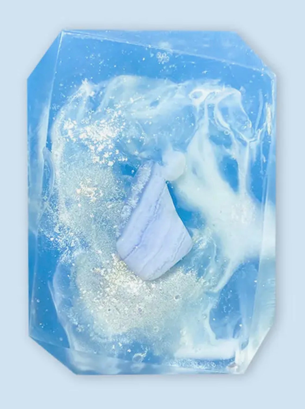 Restored Voice Blue Lace Agate infused soap