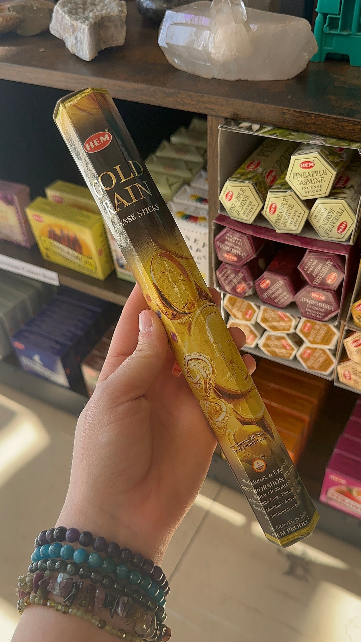 Gold Rain Incense Sticks