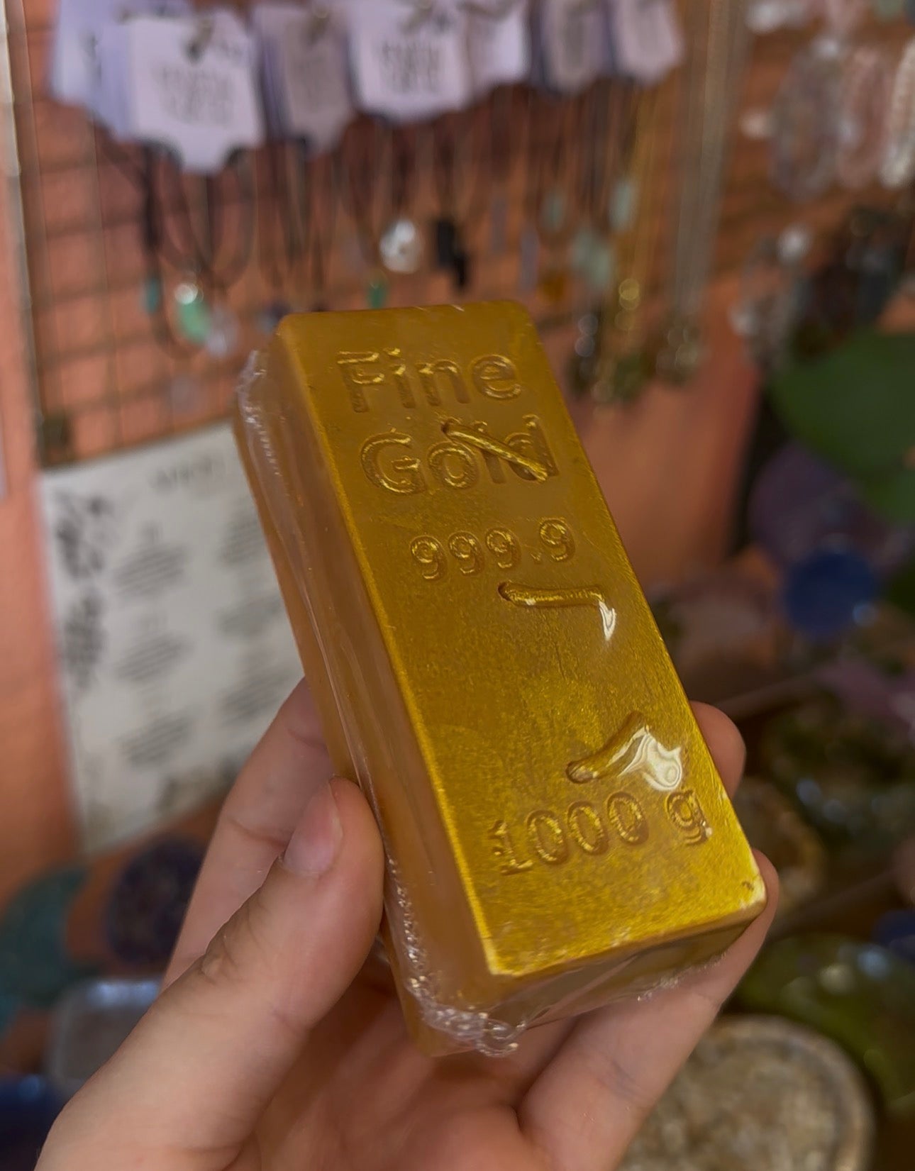 Gold Bar Candle triple wick