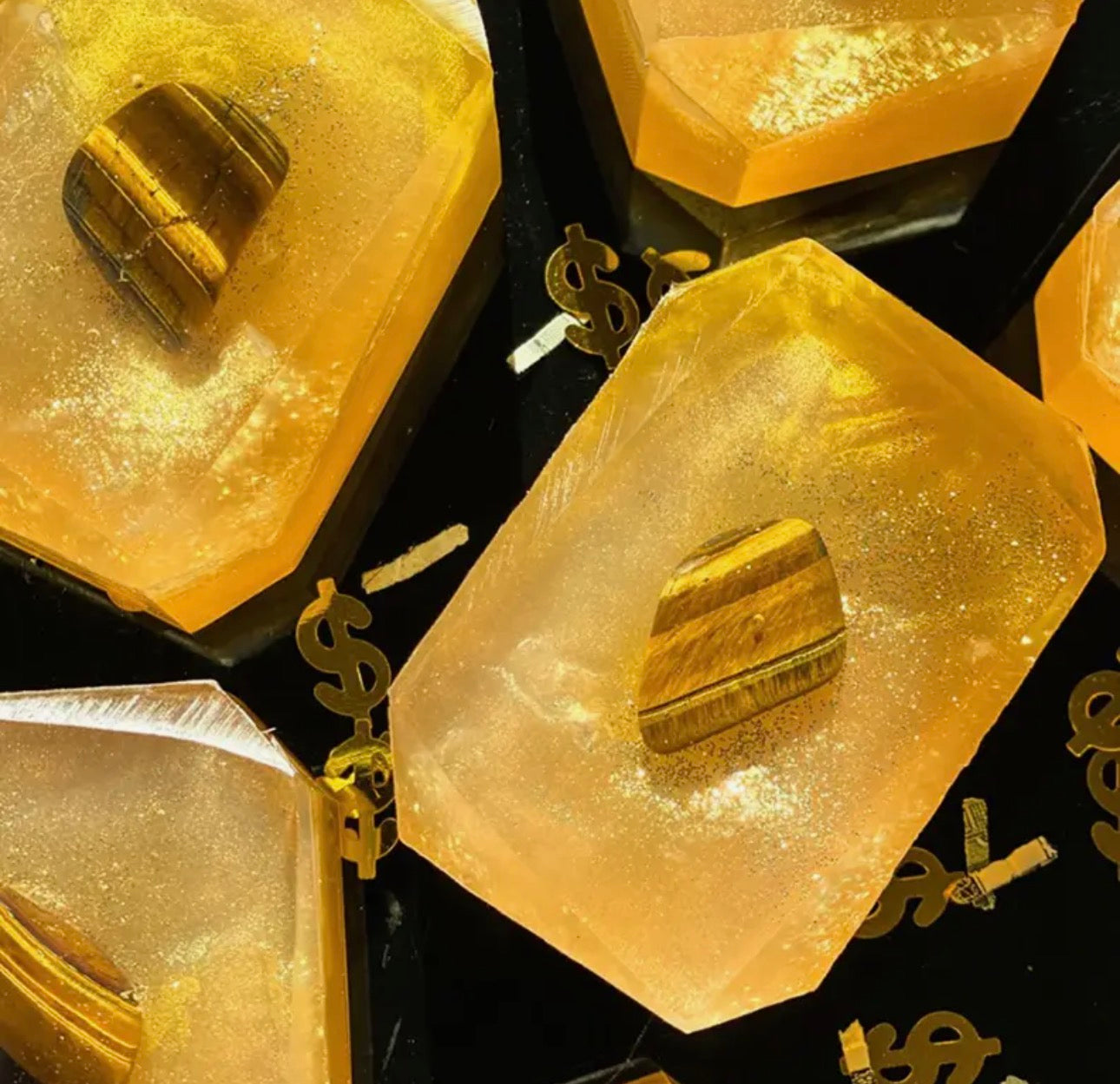 Attracting Wealth Tigers Eye Soap