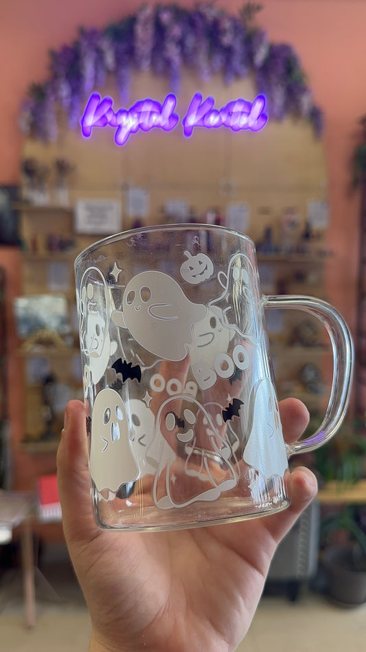 Spooky Season Glass Mug