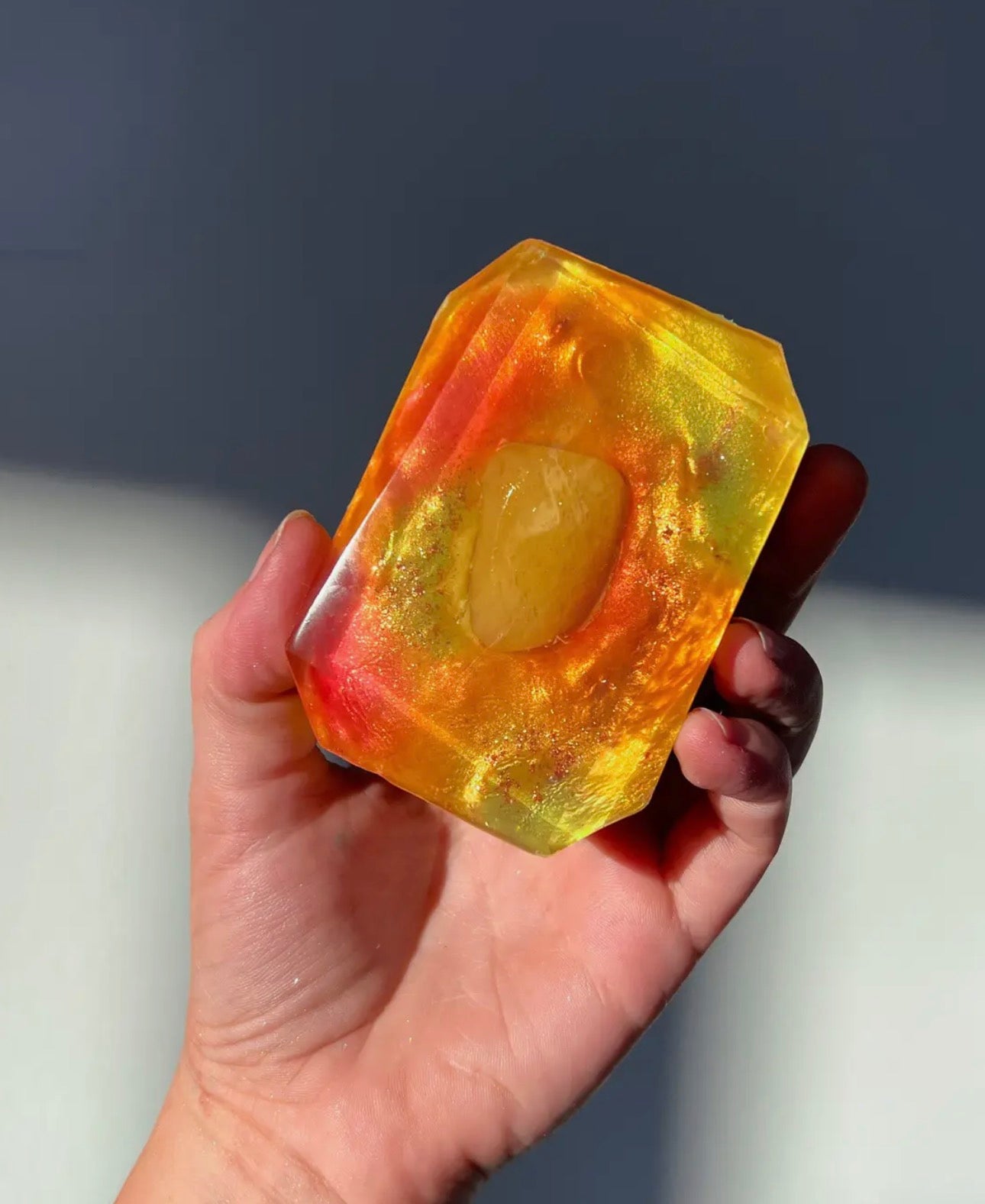 Autumn Air Crystal Infused Soap